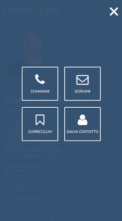 Esempio biglietto da visita NFC